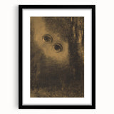 Modern Wall Art - Eyes in the Forest | Abstract Surrealist Print