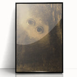 Modern Wall Art - Eyes in the Forest | Abstract Surrealist Print