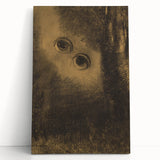 Modern Wall Art - Eyes in the Forest | Abstract Surrealist Print