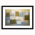 Abstract geometric frame in matte black, showcasing a modern design with sharp angles and clean lines, ideal for contemporary home decor and art display.