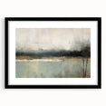 Abstract landscape wall art framed in black, showcasing vibrant colors and dynamic shapes, ideal for modern home decor or office settings. Perfect for adding a contemporary touch to any space.