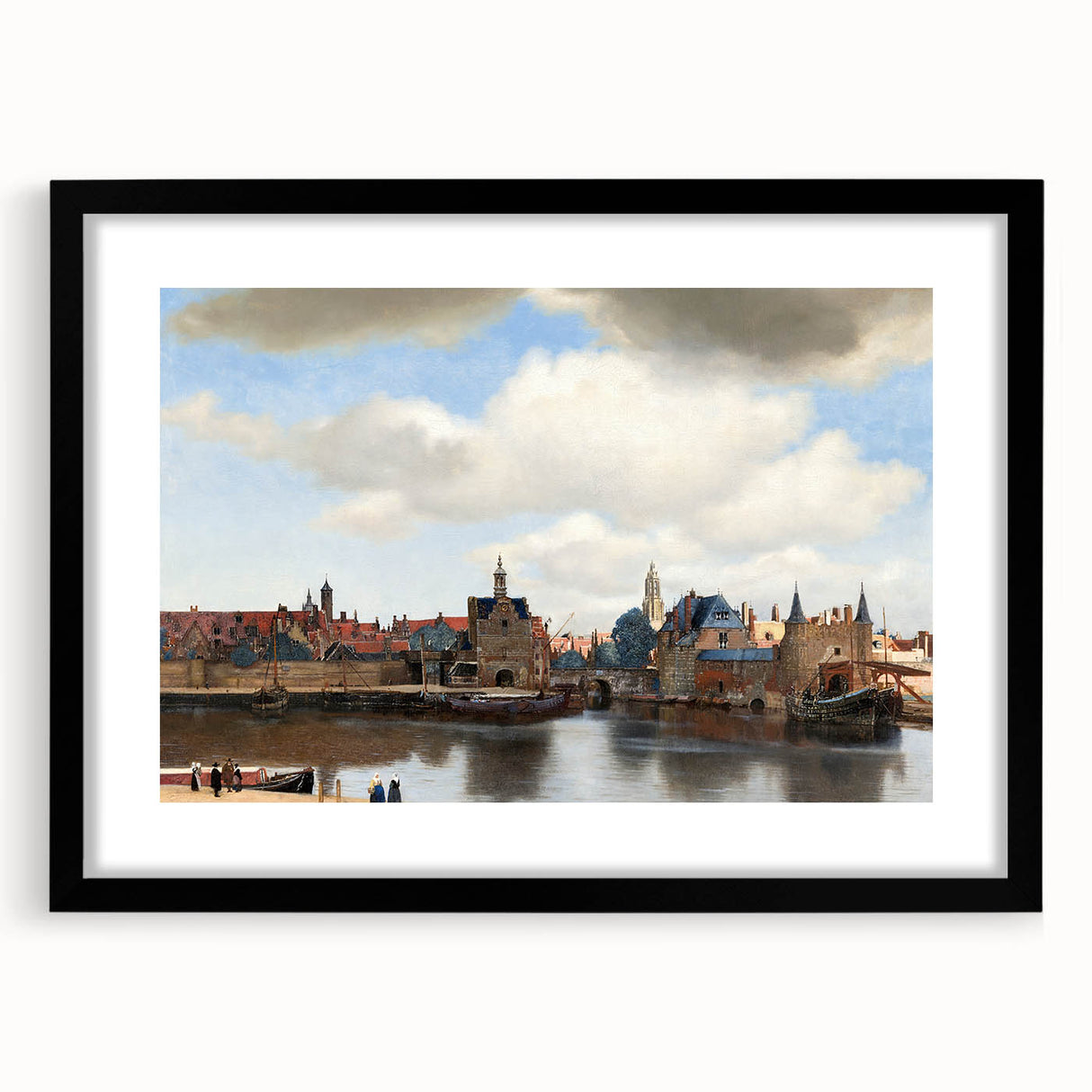 Baroque and Rococo Wall Art - Detailed Historical Cityscape Print