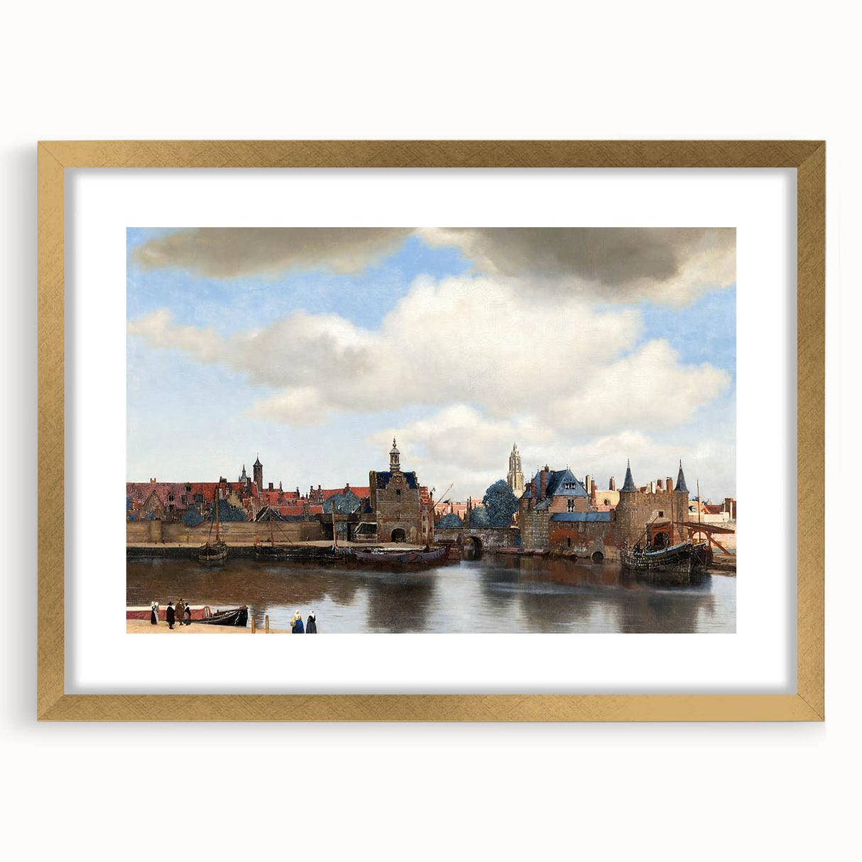 Baroque and Rococo Wall Art - Detailed Historical Cityscape Print