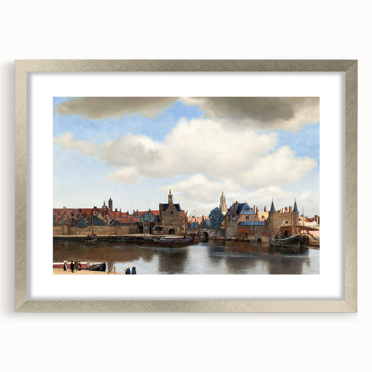 Baroque and Rococo Wall Art - Detailed Historical Cityscape Print