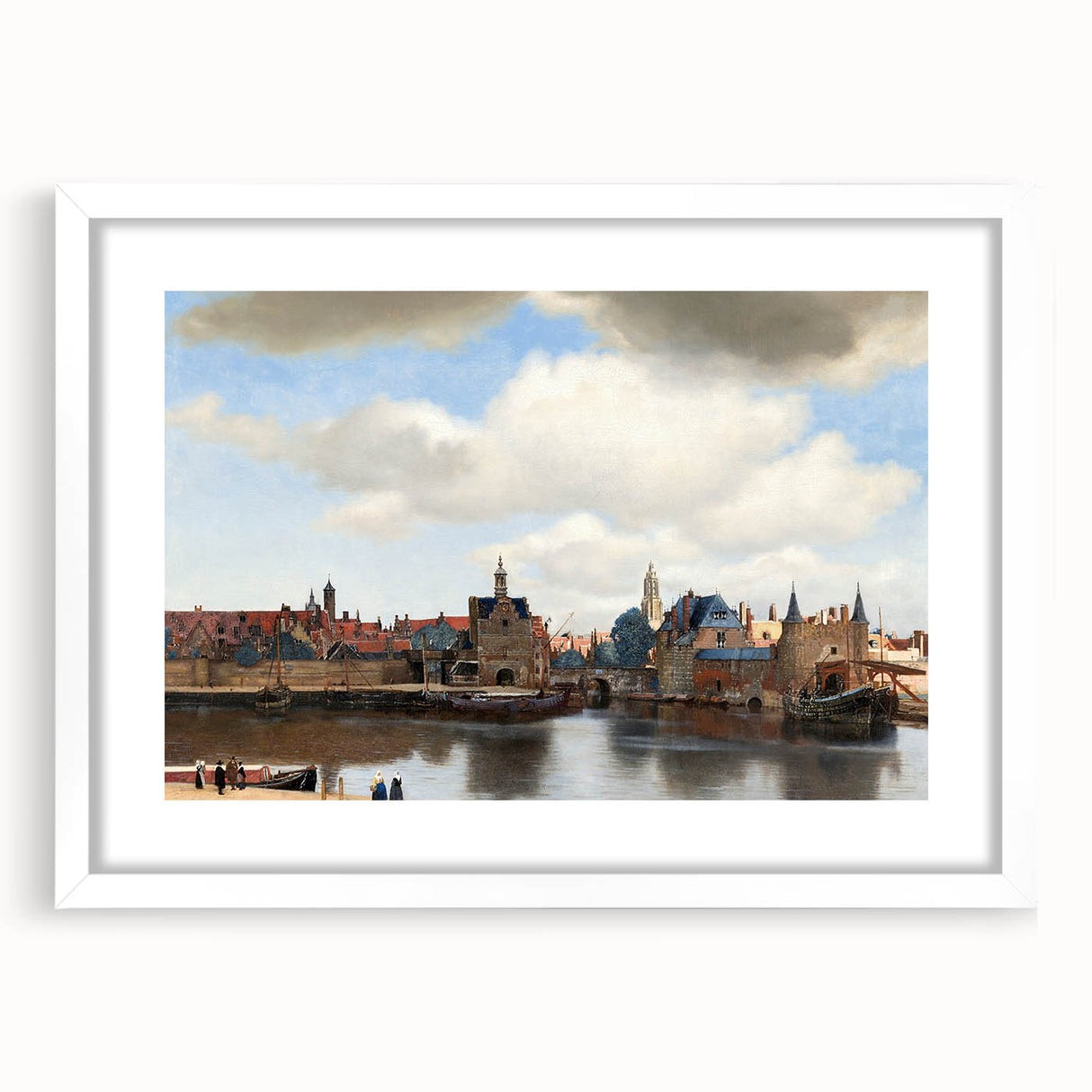 Baroque and Rococo Wall Art - Detailed Historical Cityscape Print