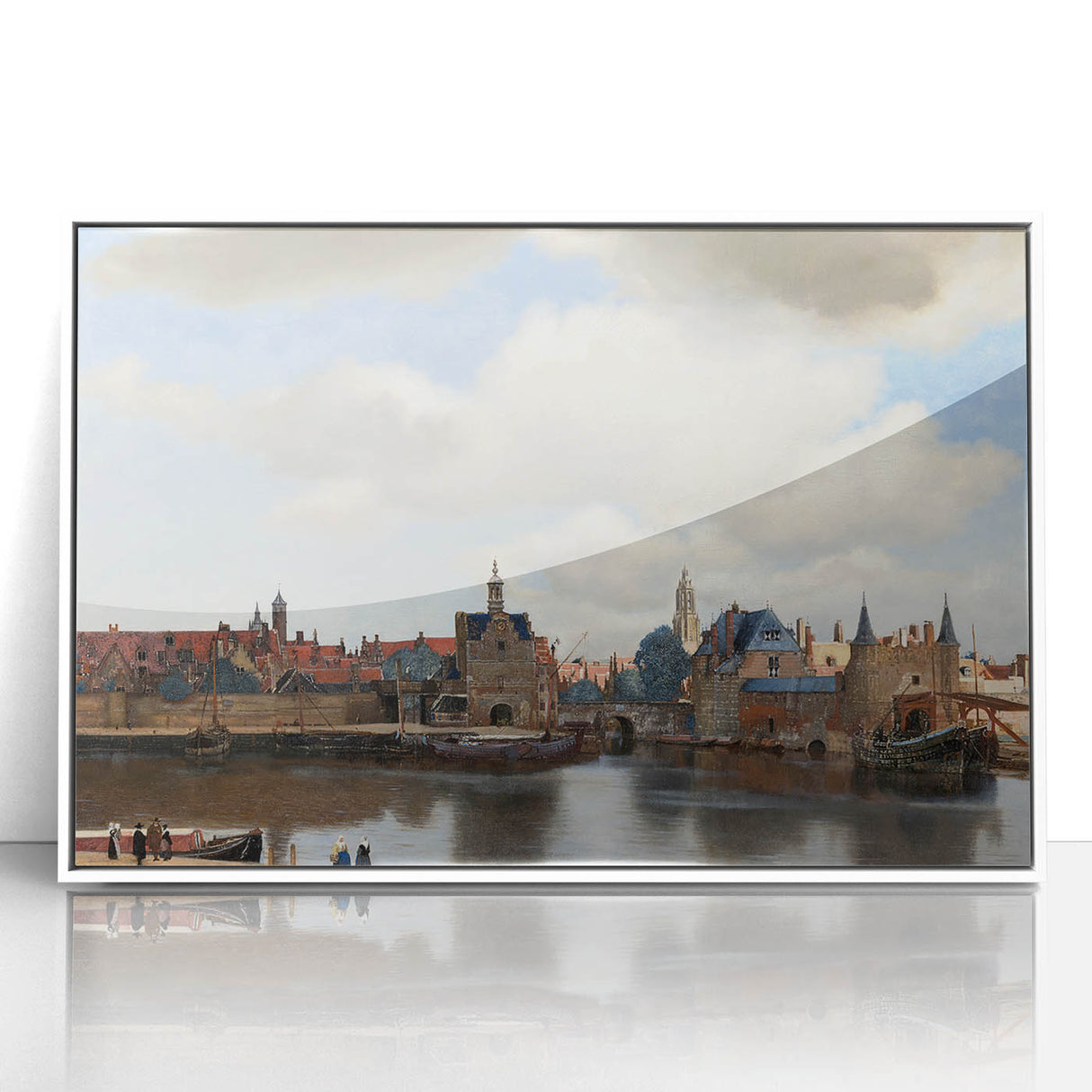 Baroque and Rococo Wall Art - Detailed Historical Cityscape Print
