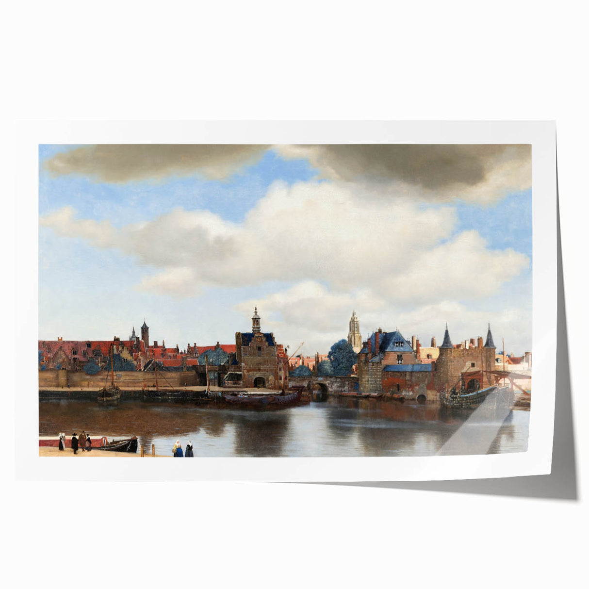 Baroque and Rococo Wall Art - Detailed Historical Cityscape Print