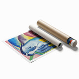 Expressionist Art: Blue Horse I by Franz Marc Canvas Print