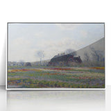 Claude Monet's Tulip Fields at Sassenheim - Impressionist Landscape Art