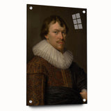 Portrait of Gerrit Schaep Realism Art Print - Classic Dutch Masterpiece