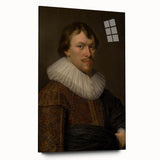 Portrait of Gerrit Schaep Realism Art Print - Classic Dutch Masterpiece