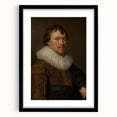 Portrait of Gerrit Schaep Realism Art Print - Classic Dutch Masterpiece