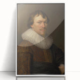 Portrait of Gerrit Schaep Realism Art Print - Classic Dutch Masterpiece
