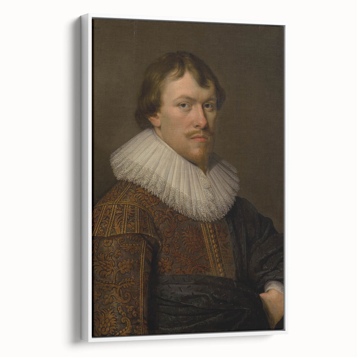 Portrait of Gerrit Schaep Realism Art Print - Classic Dutch Masterpiece