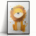 Playful Lion Nursery Canvas Prints - Children's Wall Art