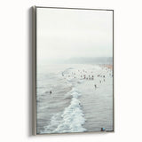 Landscape art painting on framed canvas featuring a colorful summer scene, ideal for brightening a living room wall.