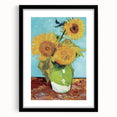 Extra large, colorful abstract art print with textured details on a black-framed canvas, ideal for living room decor.