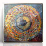 Framed abstract wall art showcasing dynamic silver strokes on an acrylic surface, perfect for modern home decor. Ideal for adding elegance to any room.