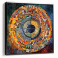 Framed canvas wall art showcasing abstract strokes in black and white, highlighting modern design elements. Ideal for contemporary decor, enhancing any space.