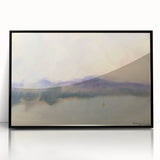 Modern Wall Art - Fog Over a Pond by Zolo Palugyay