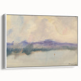 Modern Wall Art - Fog Over a Pond by Zolo Palugyay
