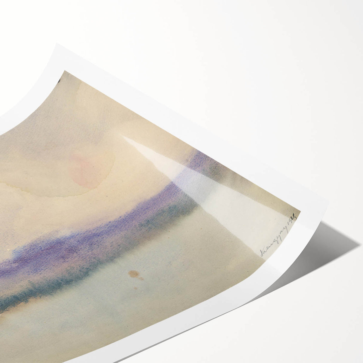 Modern Wall Art - Fog Over a Pond by Zolo Palugyay
