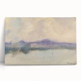 Modern Wall Art - Fog Over a Pond by Zolo Palugyay