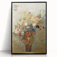 Modern Wall Art - Still Life with Flowers | Vibrant Contemporary Print