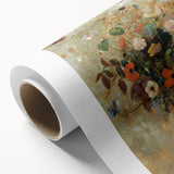 Modern Wall Art - Still Life with Flowers | Vibrant Contemporary Print