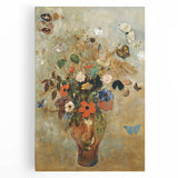 Modern Wall Art - Still Life with Flowers | Vibrant Contemporary Print