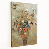 Modern Wall Art - Still Life with Flowers | Vibrant Contemporary Print