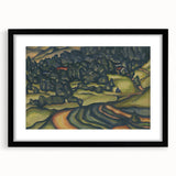 Modern Wall Art - Country Landscape by Konštantín Bauer