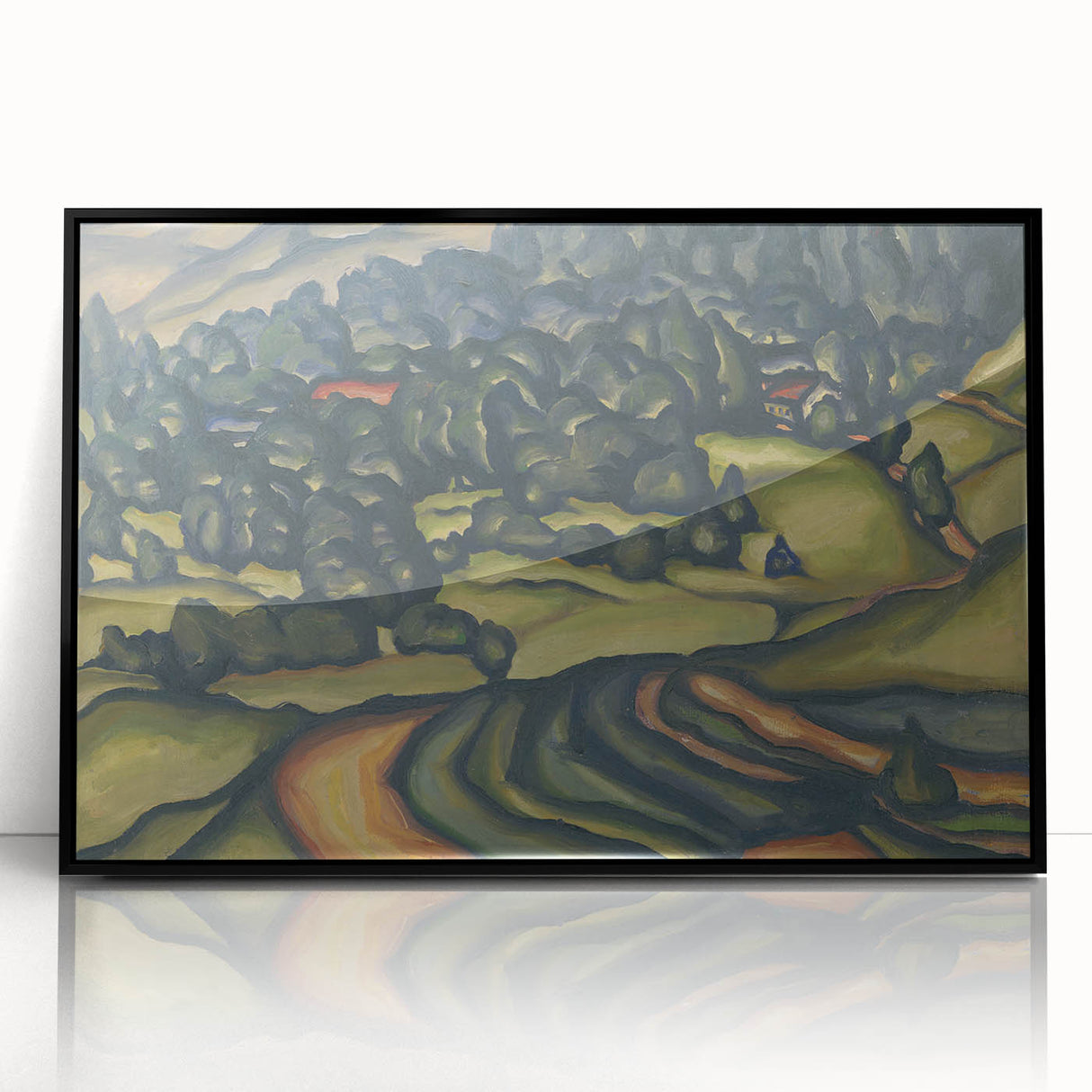 Modern Wall Art - Country Landscape by Konštantín Bauer