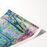 Modern Wall Art - Forest by Lake Bagsværd by Niels Larsen Stevns