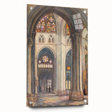 Modern Wall Art - Toledo Cathedral | Vibrant Architectural Masterpiece