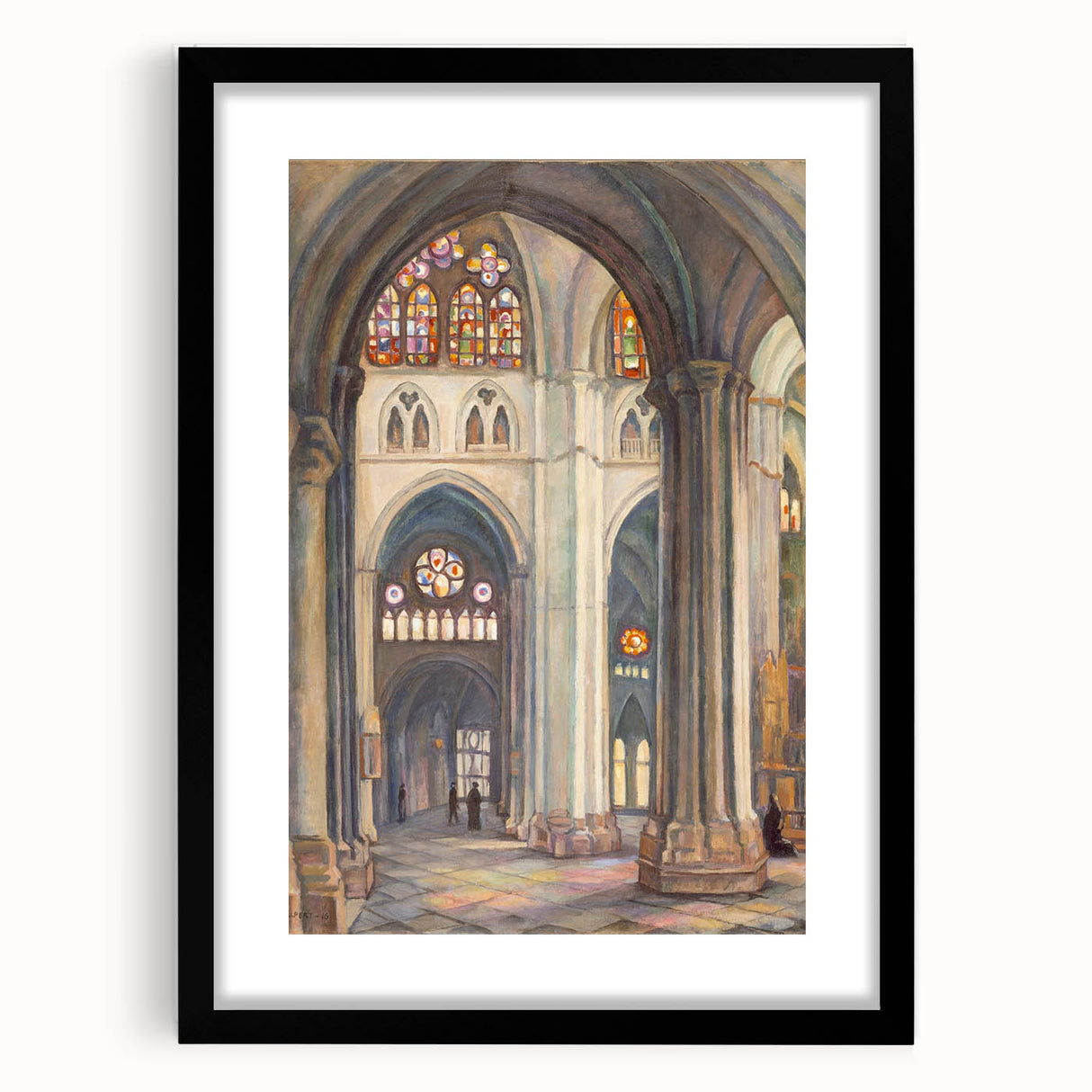 Modern Wall Art - Toledo Cathedral | Vibrant Architectural Masterpiece
