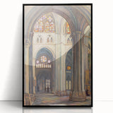 Modern Wall Art - Toledo Cathedral | Vibrant Architectural Masterpiece