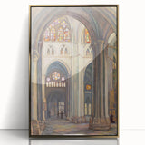 Modern Wall Art - Toledo Cathedral | Vibrant Architectural Masterpiece