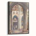 Modern Wall Art - Toledo Cathedral | Vibrant Architectural Masterpiece