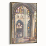Modern Wall Art - Toledo Cathedral | Vibrant Architectural Masterpiece