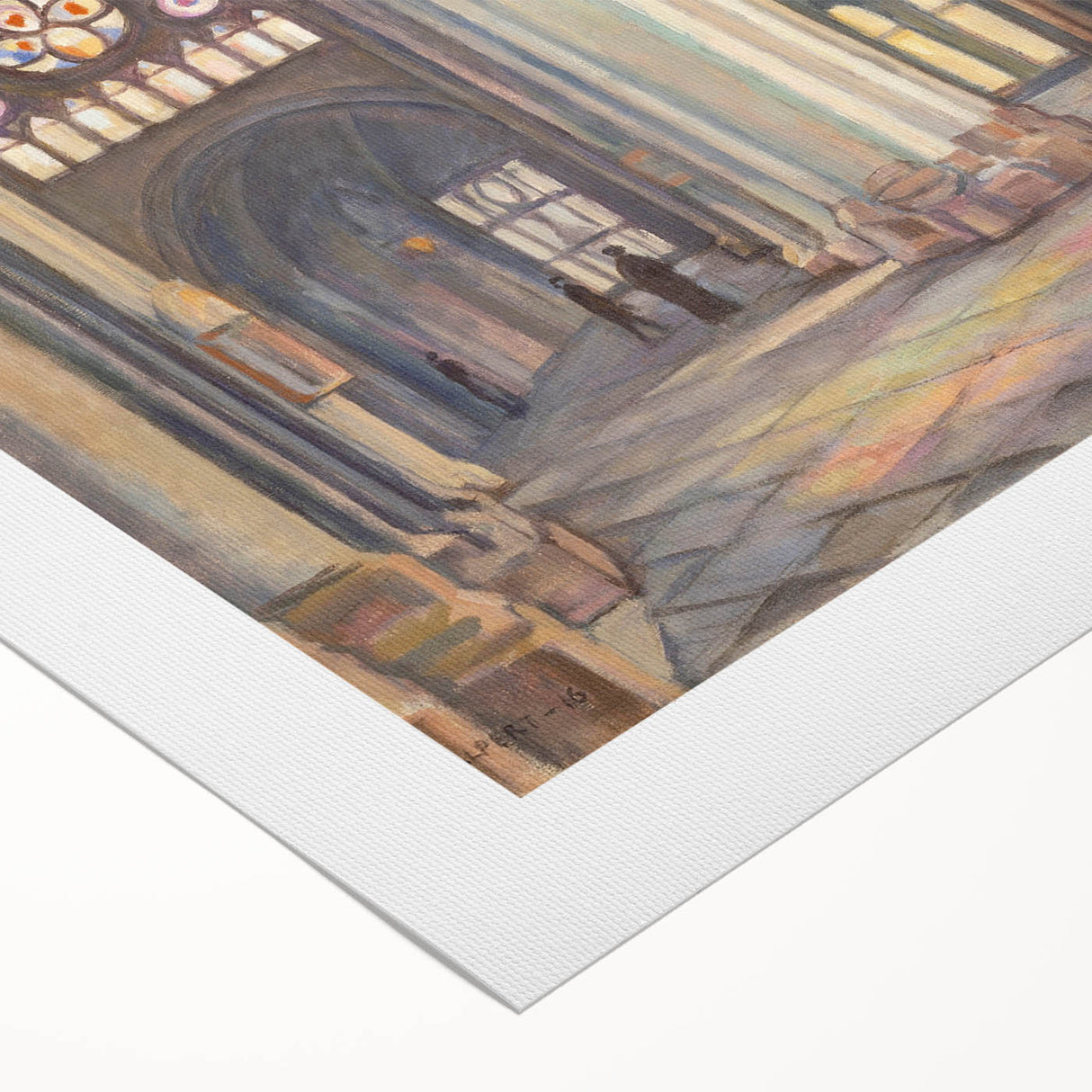Modern Wall Art - Toledo Cathedral | Vibrant Architectural Masterpiece