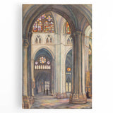 Modern Wall Art - Toledo Cathedral | Vibrant Architectural Masterpiece