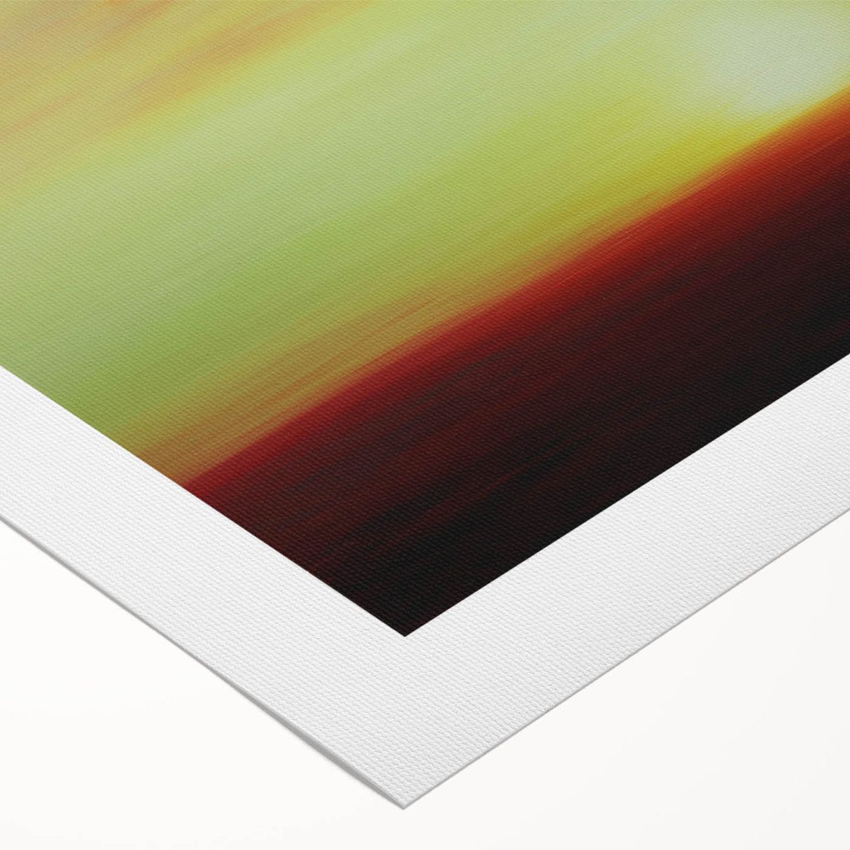 Modern Office Art - Abstract Sunset Landscape Canvas Print