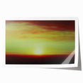 Modern Office Art - Abstract Sunset Landscape Canvas Print