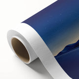 Desert landscape rolled canvas art showcasing vibrant colors and intricate details, perfect for home decor or office spaces, packaged securely in a protective tube.