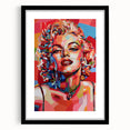 Vibrant Pop Art Wall Art – Colorful Monroe Canvas Print