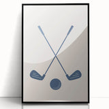 Golf Club Silhouette – Boys Sports Wall Art