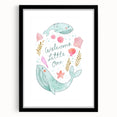 Whale Nursery Wall Art - Baby Room Ocean Theme Decor