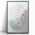 Whale Nursery Wall Art - Baby Room Ocean Theme Decor