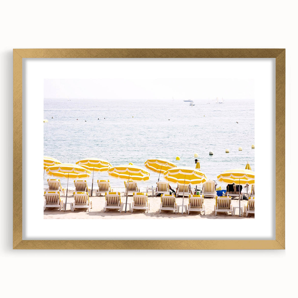 Extra large abstract art print with textured design in gold and white tones on canvas, suitable for living room decor.